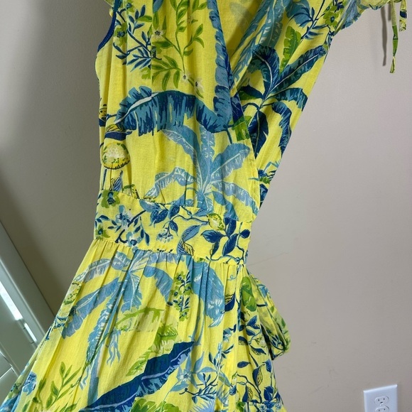 Banjanan Mercy Lisbon Garden Sunshine Wrap Dress Size small - Picture 11 of 11